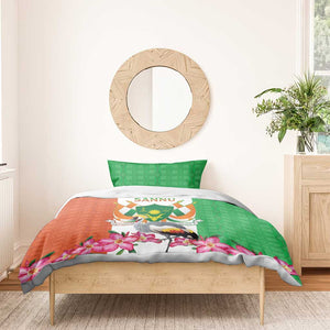 Afro Niger Sannu Bedding Set Coat Of Arms - African Pattern