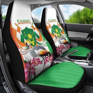 Afro Niger Sannu Car Seat Cover Coat Of Arms - African Pattern