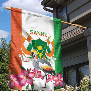 Afro Niger Sannu Garden Flag Coat Of Arms - African Pattern