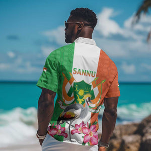 Afro Niger Sannu Hawaiian Shirt Coat Of Arms - African Pattern