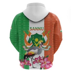 Afro Niger Sannu Hoodie Coat Of Arms - African Pattern