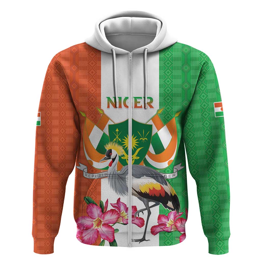 Afro Niger Sannu Hoodie Coat Of Arms - African Pattern