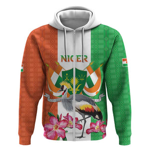 Afro Niger Sannu Hoodie Coat Of Arms - African Pattern