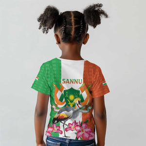 Afro Niger Sannu Kid T shirt Coat Of Arms - African Pattern