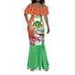 Afro Niger Sannu Mermaid Dress Coat Of Arms - African Pattern