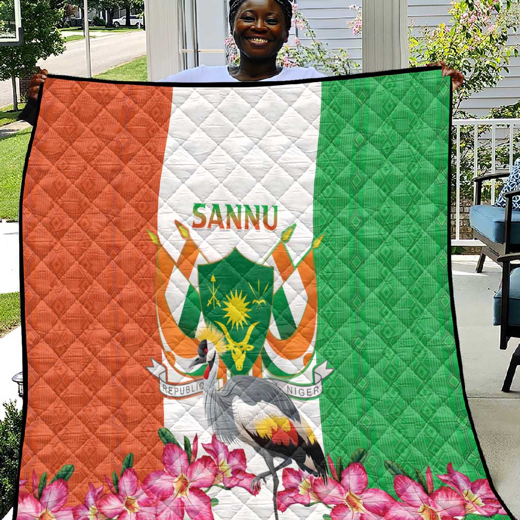 Afro Niger Sannu Quilt Coat Of Arms - African Pattern