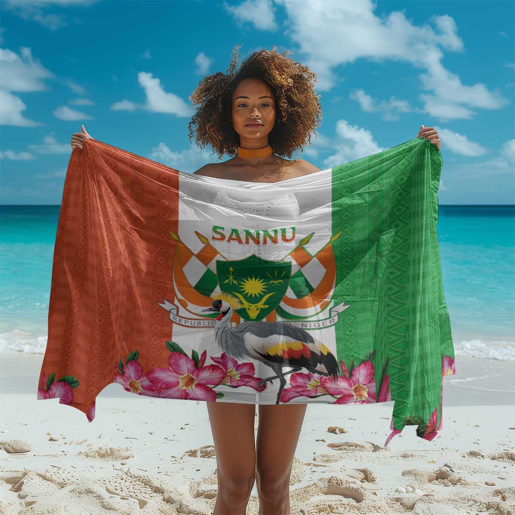 Afro Niger Sannu Sarong Coat Of Arms - African Pattern