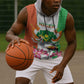 Afro Niger Sannu Sleeveless Hoodie Coat Of Arms - African Pattern - African Pride
