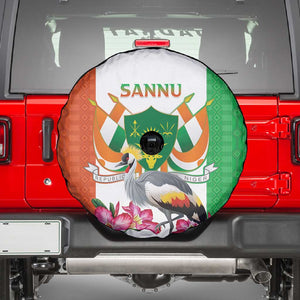 Afro Niger Sannu Spare Tire Cover Coat Of Arms - African Pattern