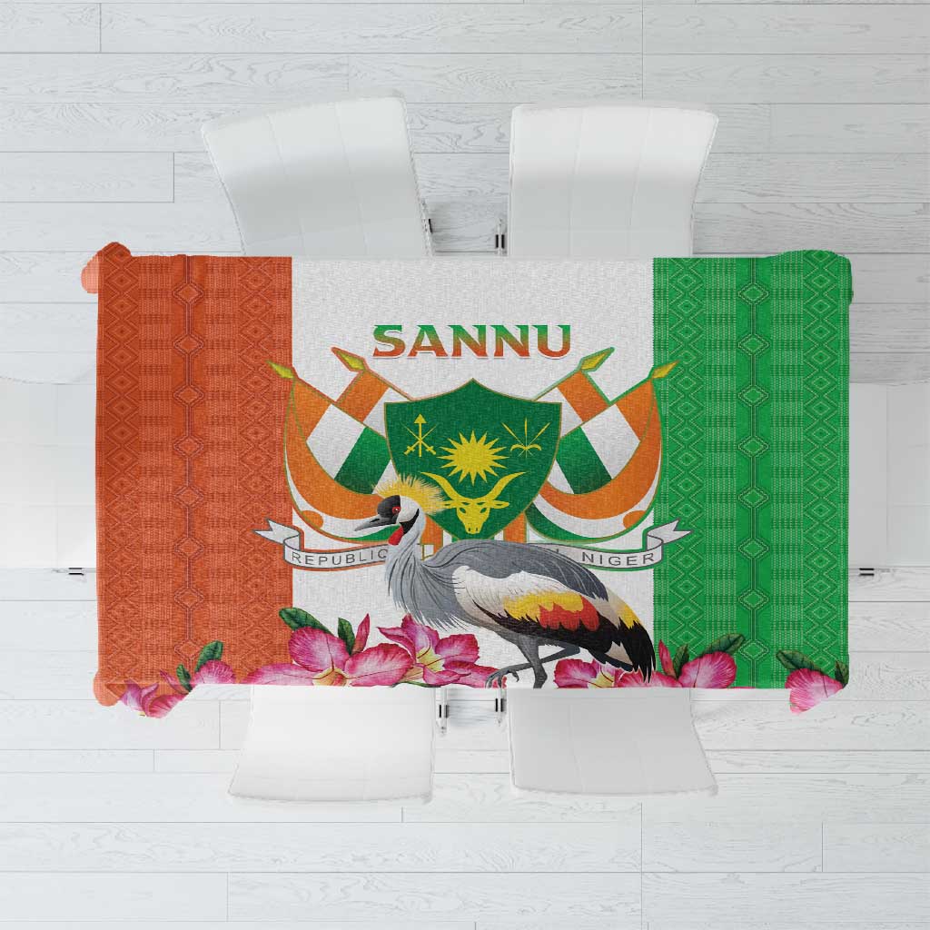 Afro Niger Sannu Tablecloth Coat Of Arms - African Pattern