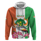 Afro Niger Sannu Zip Hoodie Coat Of Arms - African Pattern