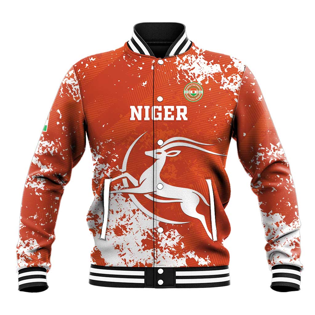 Custom Afro Niger Football Baseball Jacket We Are Champions