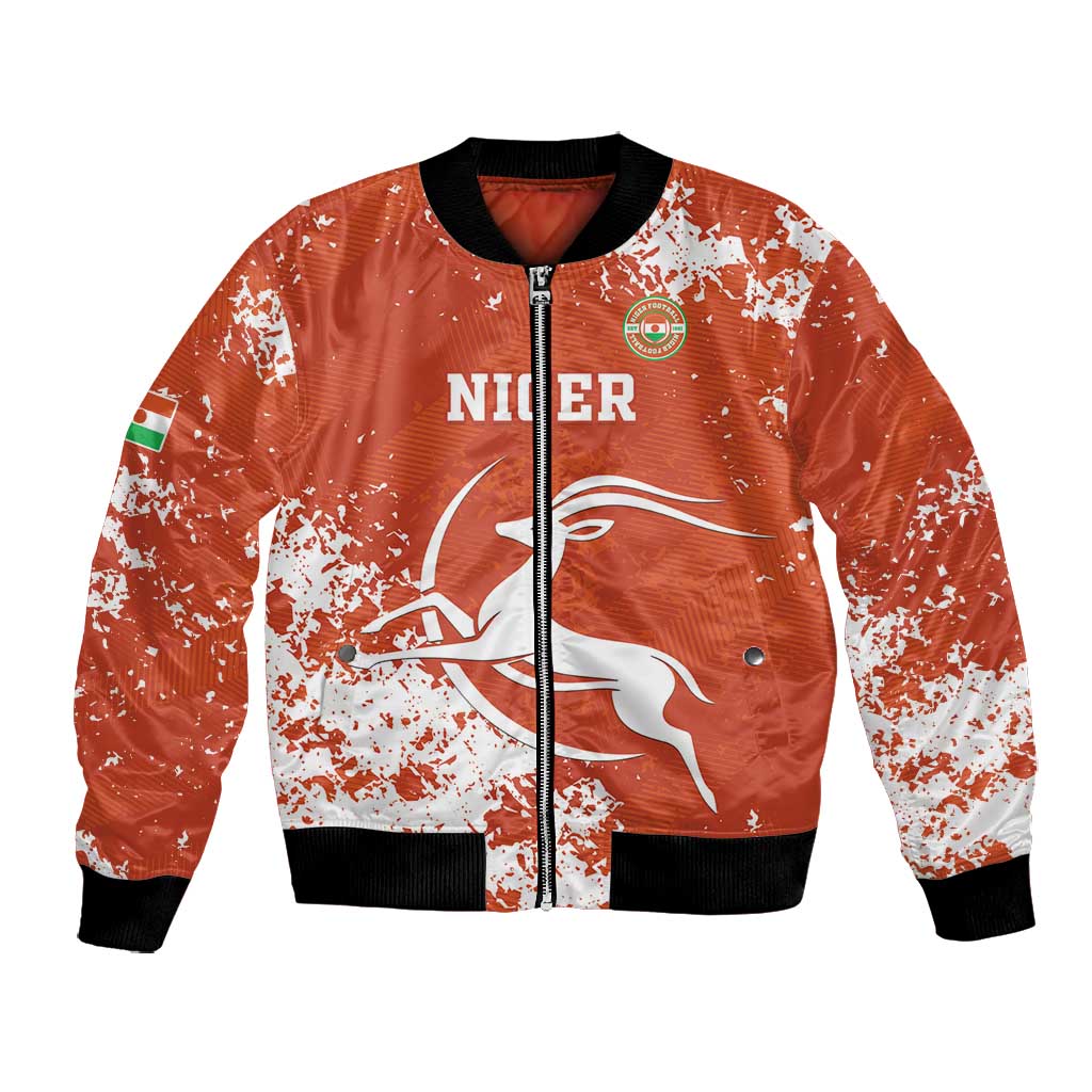 Custom Afro Niger Football Bomber Jacket We Are Champions