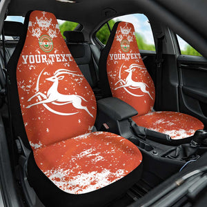 Custom Afro Niger Football Car Seat Cover We Are Champions