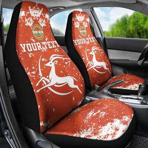 Custom Afro Niger Football Car Seat Cover We Are Champions