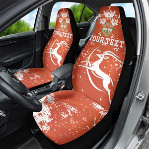 Custom Afro Niger Football Car Seat Cover We Are Champions