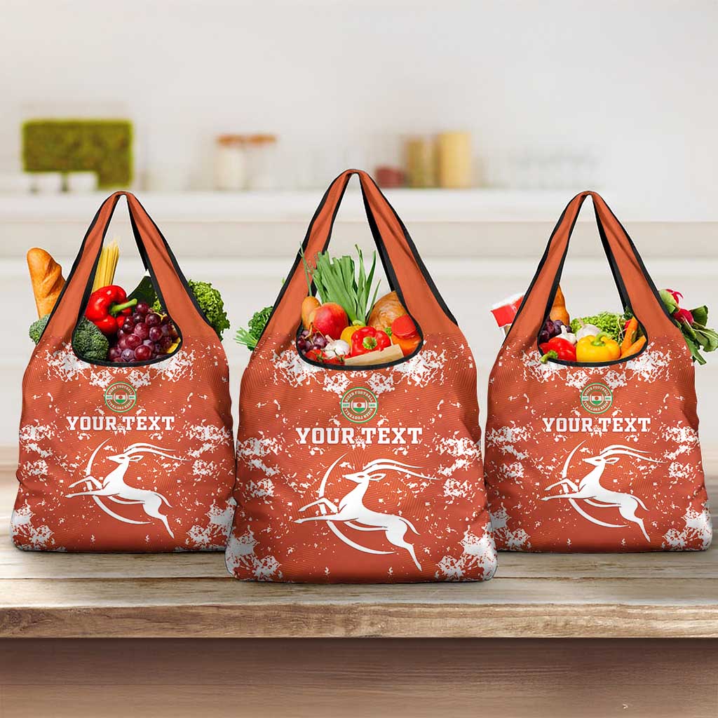 Custom Afro Niger Football Grocery Bag We Are Champions