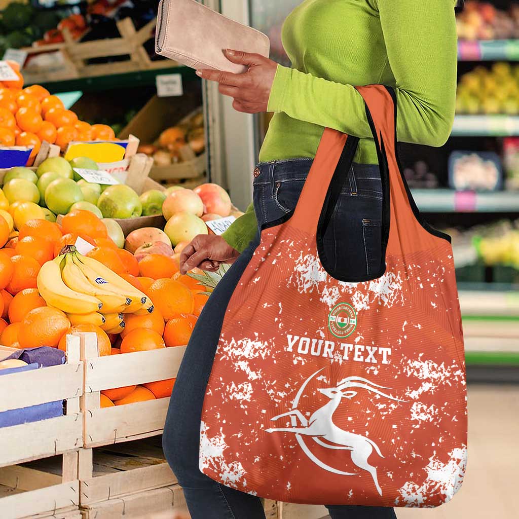 Custom Afro Niger Football Grocery Bag We Are Champions