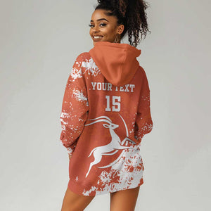 Custom Afro Niger Football Hoodie Dress We Are Champions