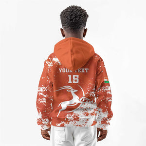 Custom Afro Niger Football Kid Hoodie We Are Champions