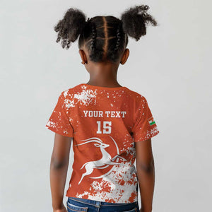 Custom Afro Niger Football Kid T shirt We Are Champions