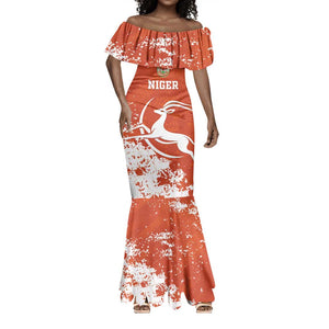 Custom Afro Niger Football Mermaid Dress We Are Champions