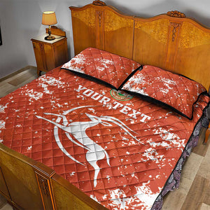 Custom Afro Niger Football Quilt Bed Set We Are Champions