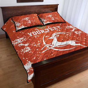 Custom Afro Niger Football Quilt Bed Set We Are Champions