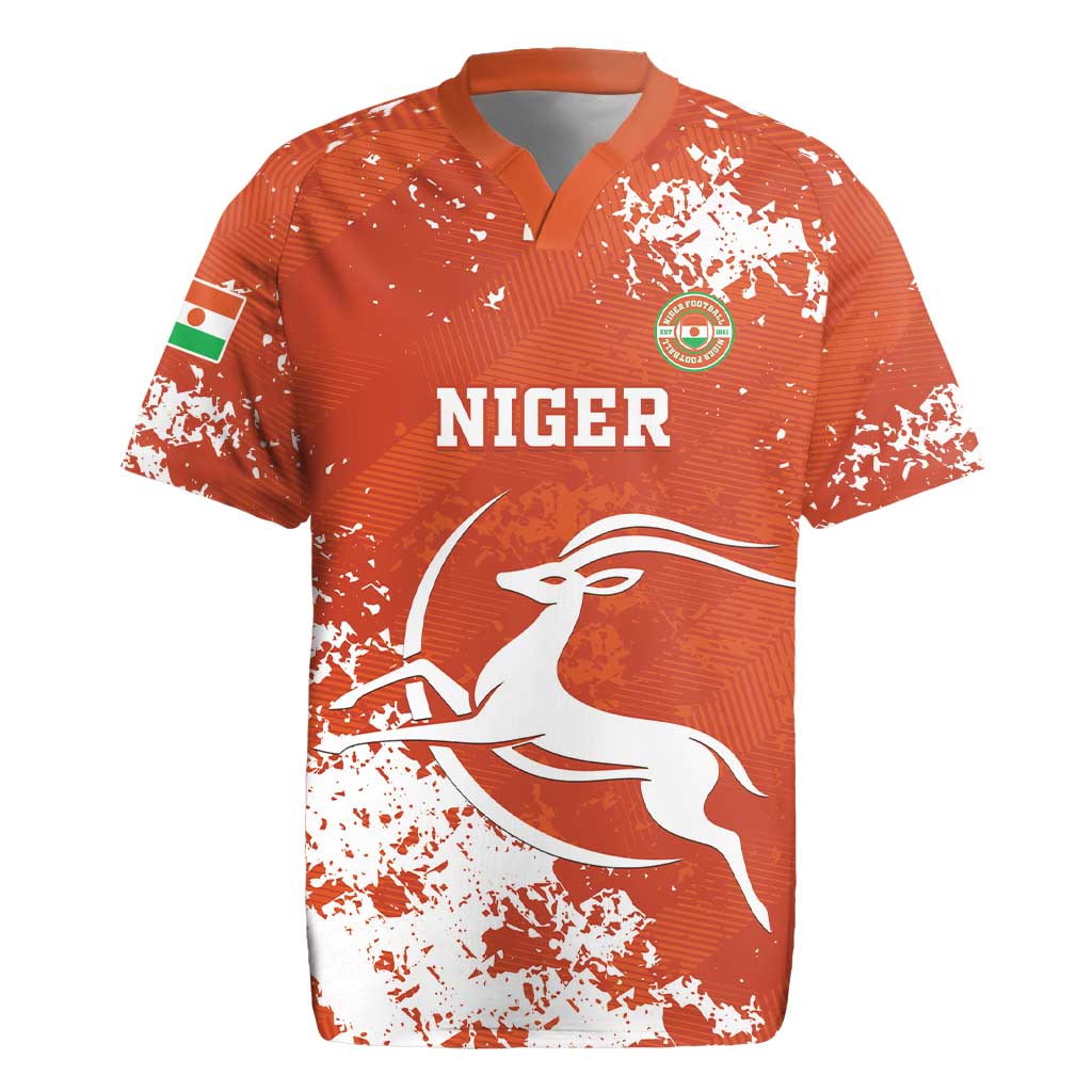 Custom Afro Niger Football Rugby Jersey We Are Champions