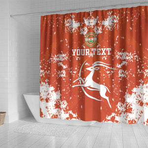 Custom Afro Niger Football Shower Curtain We Are Champions