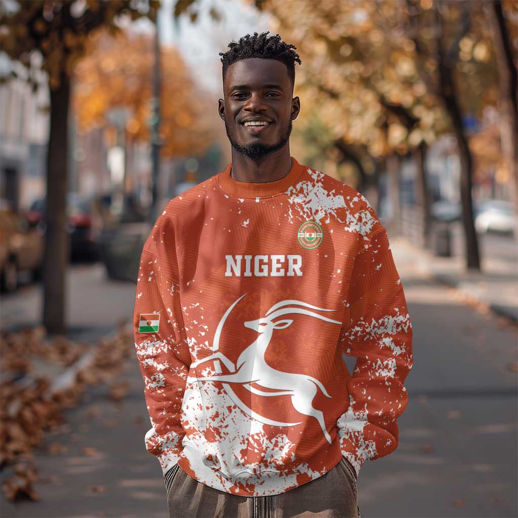 Custom Afro Niger Football Sweatshirt We Are Champions