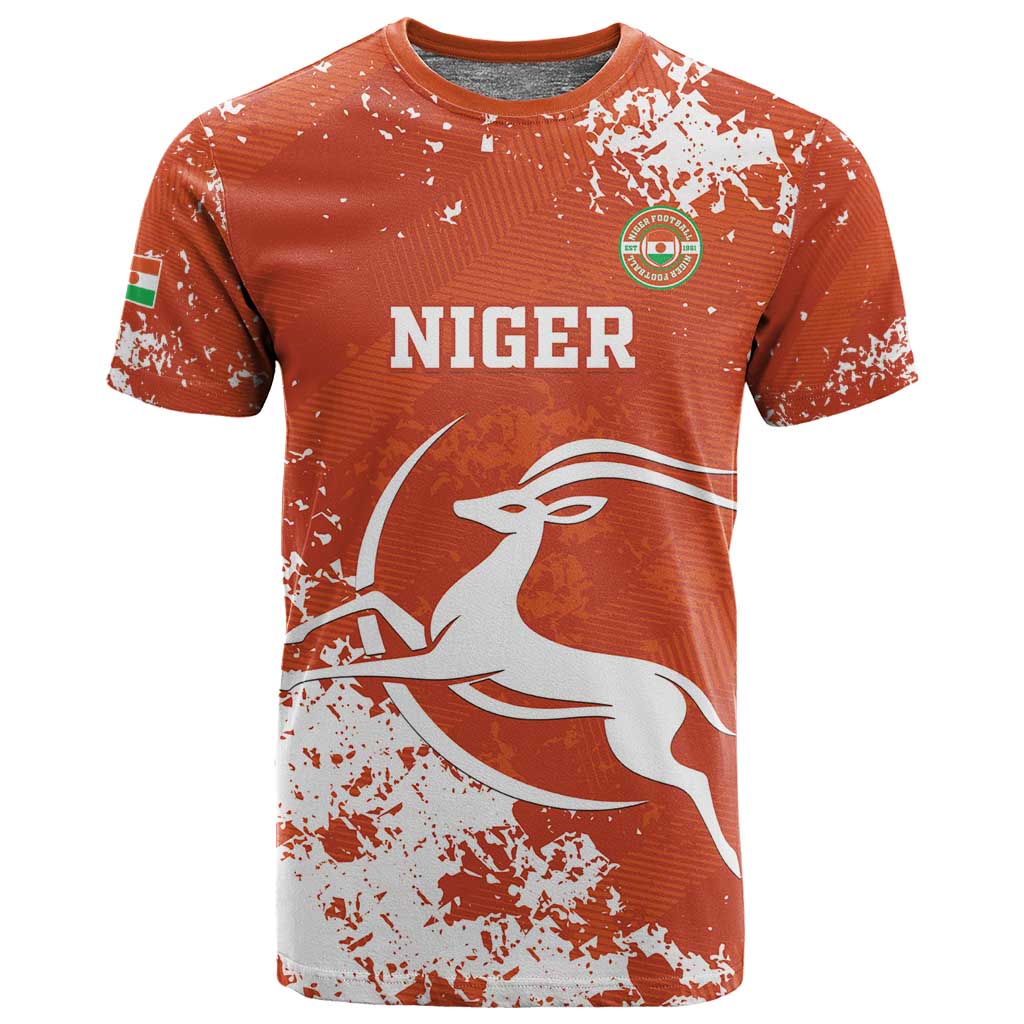 Custom Afro Niger Football T shirt We Are Champions