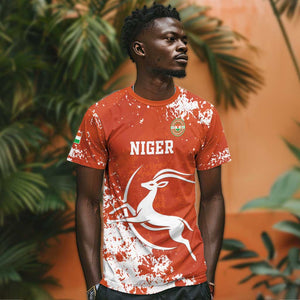 Custom Afro Niger Football T shirt We Are Champions