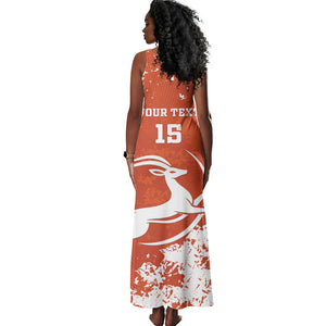 Custom Afro Niger Football Tank Maxi Dress We Are Champions