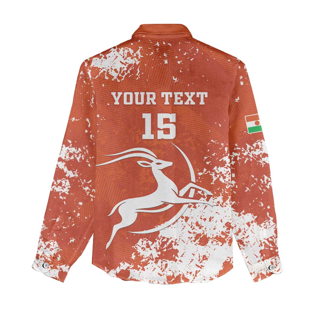 Custom Afro Niger Football Women Casual Shirt We Are Champions LT15