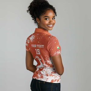 Custom Afro Niger Football Women Polo Shirt We Are Champions