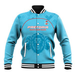 Custom Afro South Africa Cricket Baseball Jacket Roar Saam More - This Is Pretoria