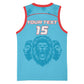 Custom Afro South Africa Cricket Basketball Jersey Roar Saam More - This Is Pretoria LT15
