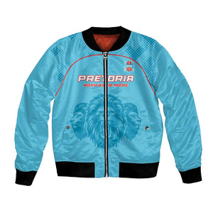 Custom Afro South Africa Cricket Bomber Jacket Roar Saam More - This Is Pretoria