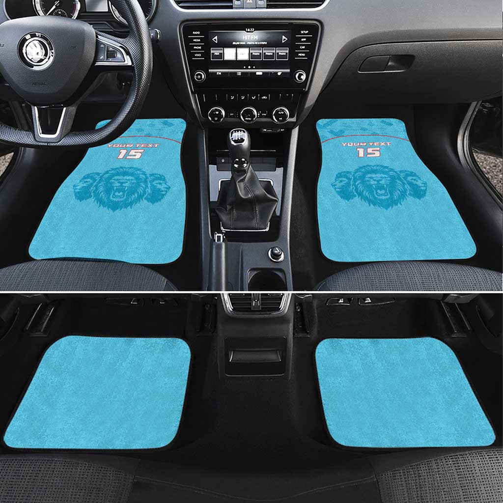 Custom Afro South Africa Cricket Car Mats Roar Saam More - This Is Pretoria