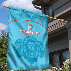 Custom Afro South Africa Cricket Garden Flag Roar Saam More - This Is Pretoria