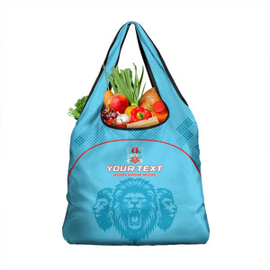 Custom Afro South Africa Cricket Grocery Bag Roar Saam More - This Is Pretoria