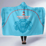 Custom Afro South Africa Cricket Hooded Blanket Roar Saam More - This Is Pretoria