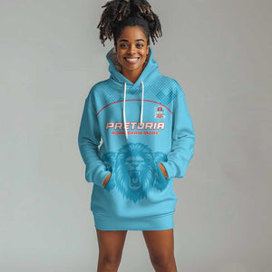 Custom Afro South Africa Cricket Hoodie Dress Roar Saam More - This Is Pretoria