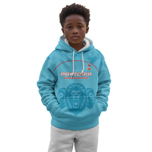 Custom Afro South Africa Cricket Kid Hoodie Roar Saam More - This Is Pretoria