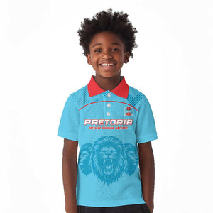 Custom Afro South Africa Cricket Kid Polo Shirt Roar Saam More - This Is Pretoria