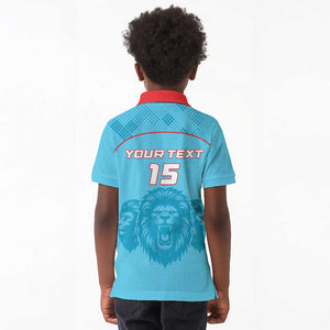 Custom Afro South Africa Cricket Kid Polo Shirt Roar Saam More - This Is Pretoria