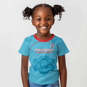 Custom Afro South Africa Cricket Kid T shirt Roar Saam More - This Is Pretoria