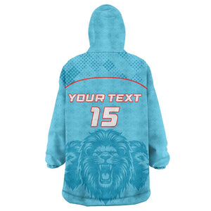 Custom Afro South Africa Cricket Kid Wearable Blanket Hoodie Roar Saam More - This Is Pretoria