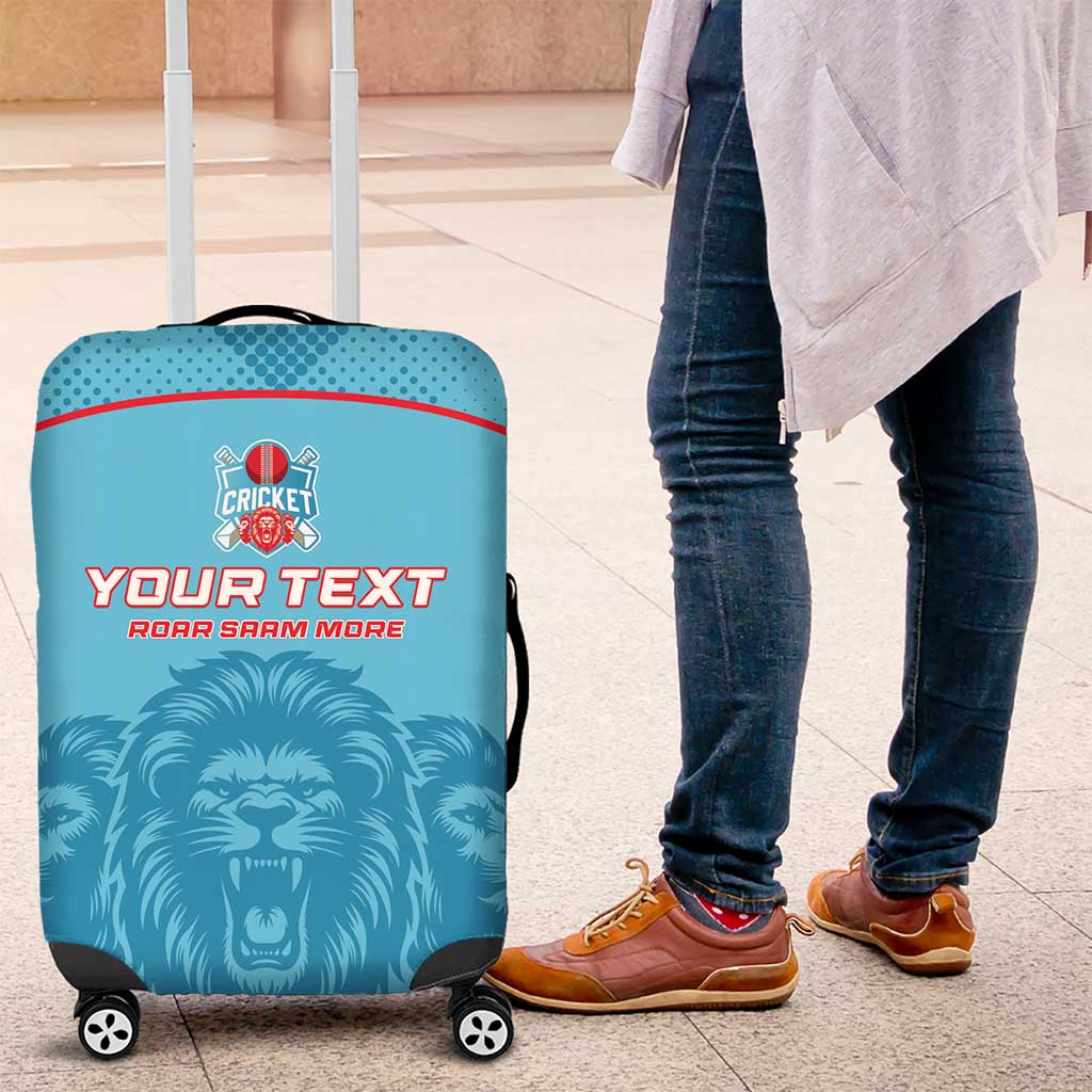 Custom Afro South Africa Cricket Luggage Cover Roar Saam More - This Is Pretoria